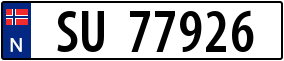 Truck License Plate
